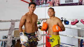 Saenchai  VS Superbon in Muay Thai sparring