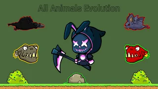 All Animals Evolution With Latest Easter Reaper (EvoWorld.io)