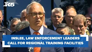 Inslee, law enforcement leaders call for regional training facilities to up recruitment