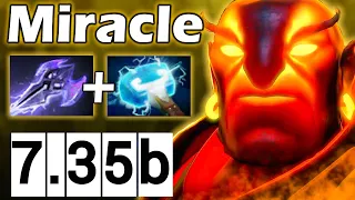 Миракл на Эмбер Спирите, против Яторо и Миры - Miracle Ember Spirit 7.35 DOTA 2