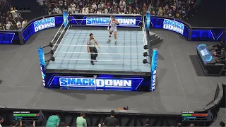 Johnny gargano slaps the taste out of julius creed after being disrespected before their match