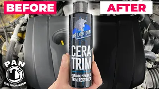 Restore faded plastic trim on your car with CeraTrim!! IT WORKS!!