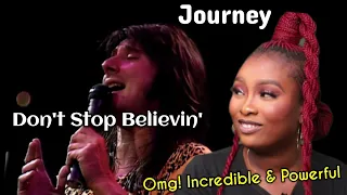 FIRST TIME HEARING Journey - Don't Stop Believin' | Live 1981 Houston (WOW! I LOVE IT!)