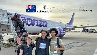 My FIRST Time Flying BONZA ✈️💜🇦🇺