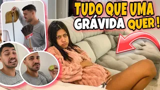 FAZENDO TODAS AS VONTADES DE UMA GRÁVIDA! *UM DIA INTEIRO* 😱