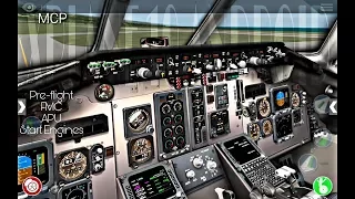 X Plane 10 Android HD/ MD-80/Pre-flight/FMC/APU/Start engines