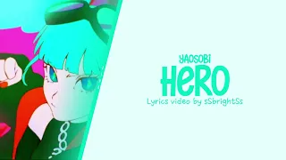 Hatsune Miku - HERO/ 初音ミク Lyrics [JAP|ROM|ENG] (中文日文羅馬拼音歌詞字幕)  AYASE