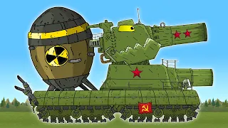 The Great Battle of the USSR Army and Leviathan - Cartoons about tanks