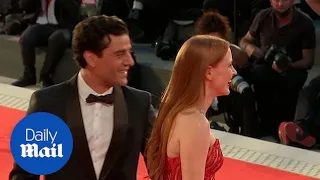 Venice Film Festival: Jessica Chastain and Oscar Isaac walk red carpet