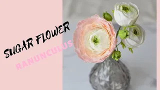 How to make sugar flower ranunculus with ease