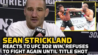 Sean Strickland Vows To Wait ‘As Long As It Takes’ After UFC 302 Win | MMA Fighting