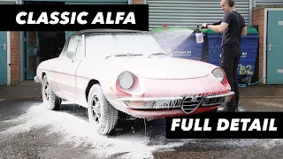 Classic Alfa Car Detailing | Red Car Paint Correction |