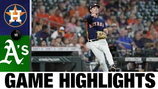 A's vs. Astros Game Highlights (9/18/22) | MLB Highlights