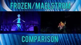 Frozen/Maelstrom Side by Side Comparison at Epcot