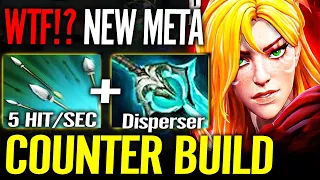 WTF New Meta 1st Item Disperser Windranger Counter Build Dota 2 - 100% Deleted Timbersaw and Medusa