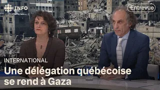 Israël-Hamas : des Québécois participent à une mission humanitaire à Gaza | 24•60