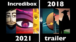 Incredibox trailer Side by side (2018-2021)