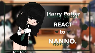 Harry Potter react to Nanno//[LOOK AT 2X!!]//girl from nowhere//RUS//реакция Гарри Поттера на Нанно.