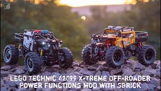 LEGO Technic 42099 4X4 X-treme Off-Roader Power Functions mod with SBrick