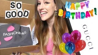 BIRTHDAY UNBOXING 😍 One Really Really RARE Bag 😍 GUCCI & FASHIONPHILE UNBOXING