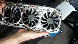 EVGA GTX 1080 Ti FTW3 GAMING 11GB iCX  unboxing