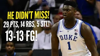 When Zion Williamson Was Completely UNSTOPPABLE!!