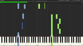 Im Hashem Lo Yivneh Bayis (Cover) Easy version - Piano Tutorial [Synthesia]