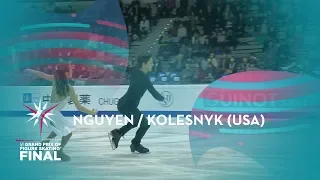 Nguyen / Kolesnik (USA) |  Ice Dance Free Dance | ISU GP Finals 2019 | Turin | #JGPFigure