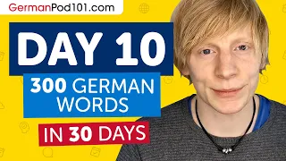 Day 10: 100/300 | Learn 300 German Words in 30 Days Challenge