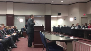 LeadingAge Florida President & CEO Steve Bahmer presents to Florida House Committee