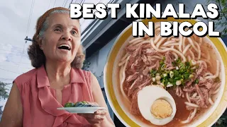 THE BEST KINALAS IN BICOL | IS THIS FILIPINO RAMEN?