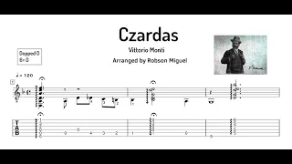 Vittorio Monti - Czardas (Guitar) - Arranged by Robson Miguel  /Sheet music /tabs