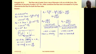 The flow rate of water from a tap of diameter 1.25 cm is 0.48 L/min. The coefficient of viscosity of