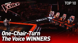 One-Chair-Turn WINNERS on The Voice | Top 10