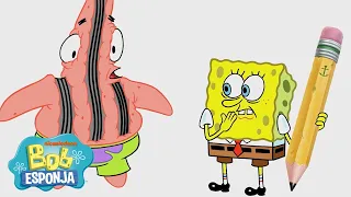 Bob Esponja | ¡Garabato regresa! | Los mejores nuevos momentos de Garabato | Bob Esponja en Español