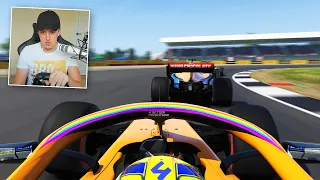 RAINBOW MCLAREN | F1 2020 *NEW* McLaren Livery Gameplay (F1 2019 Mod)