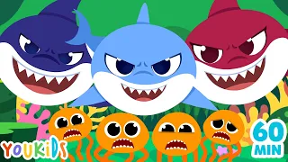 Baby Shark Family Hunting Jellyfish | Youkids Nursery Rhymes