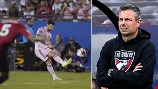 FC Dallas Coach: Only Way to Stop Messi's Freekick is To Pray He Falls in the Run-up