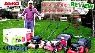 REVIEW und Aufbau: AL-KO Rasenmäher 46cm Plus 3R,  Comfort 42.0 P-A , Classic 4.66 P-A,  Premium 521