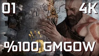 GOD OF WAR - 100% GMGOW NG+ Walkthrough - Part 1 (The Marked Trees) [4K PC Ultra]