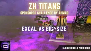 🔴 LIVE | ExCaL vs BiG^SiZe | Challenge by Ahmad | C&C Zero Hour