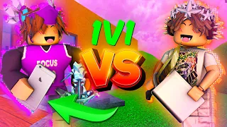 1V1ING The BEST MOBILE PLAYER on MOBILE in MM2.. 😂(Murder Mystery 2) *Funny Moments*