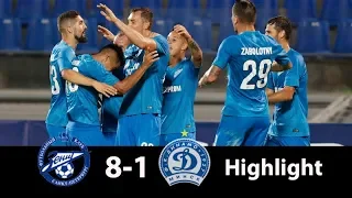 Zenit St. Petersburg 8-1 Dinamo Minsk (Agg: 8-5) | All Goals & Highlight | EUROPA LEAGUE 2018