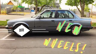 BMW E30 NEW WHEELS!