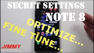 7 Secret Settings To FINE TUNE Your Note 8 (Optimize)