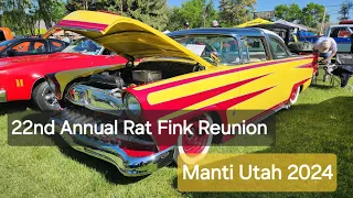 22ND ANNUAL ED “Big Daddy” ROTHS RAT FINK REUNION CARSHOW ~ MANTI UTAH 2024