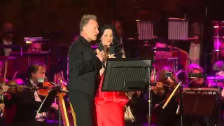 Luciano Pavarotti Memorial Concert [HD] -  Angela Gheorghiu & Sting