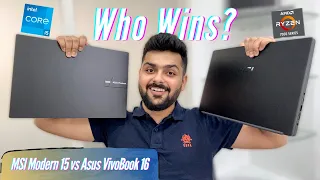 MSI Modern 15 vs Asus VivoBook 16 Comparison: Which is Better Value For Money?