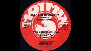 Ralphi Rosario - You Used T Hold Me