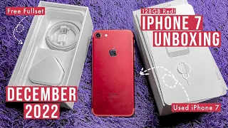 iPhone 7 Unboxing In 2022 | iPhone 7 Red 128Gb